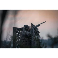 AFFUT CHASSE BI ECRAN PLIABLE CAMOUFLAGE -Magasin D'Équipement De Chasse affut chasse bi ecran pliable camouflage 4