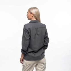 Bergans Of Norway Tovdal - Chemise De Marche Pour Femmes - Gris Foncé -Magasin D'Équipement De Chasse bergans of norway tovdal chemise de marche pour femmes gris fonce 3