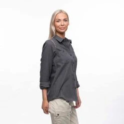 Bergans Of Norway Tovdal - Chemise De Marche Pour Femmes - Gris Foncé -Magasin D'Équipement De Chasse bergans of norway tovdal chemise de marche pour femmes gris fonce 4
