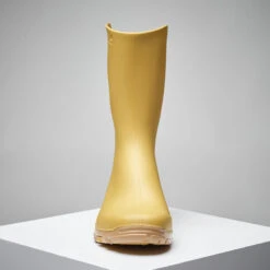 BOTTILLONS JAUNES LEGER PVC 100 FEMME -Magasin D'Équipement De Chasse bottillons jaunes leger pvc 100 femme 5