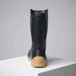 BOTTILLONS NOIRS LEGER PVC 100 FEMME -Magasin D'Équipement De Chasse bottillons noirs leger pvc 100 femme 3