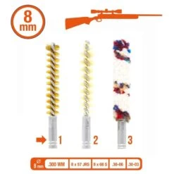 Brosses De Rechange Pour Kit Armes Rayées (filetage 8/32) 10 Brosses De Rechange Pour Kit Armes Rayées (filetage 8/32) -Magasin D'Équipement De Chasse brosses de rechange pour kit armes rayees filetage 832 3