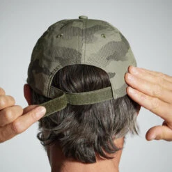CASQUETTE 100 LEGERE CAMO WOODLAND VERT -Magasin D'Équipement De Chasse casquette 100 legere camo woodland vert 2