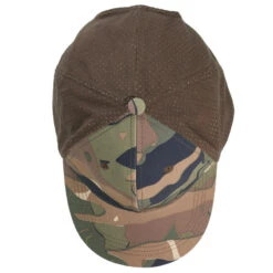 Casquette Chasse Légère Et Respirante 520 Camo Vert/marron & Uni -Magasin D'Équipement De Chasse casquette chasse legere et respirante 520 camo vertmarron and uni 4