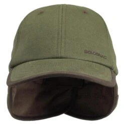 CASQUETTE CHASSE POLAIRE 100 JUNIOR VERTE -Magasin D'Équipement De Chasse casquette chasse polaire 100 junior verte 6