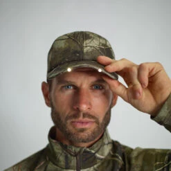 CASQUETTE ECLAIRANTE LED CAMOUFLAGE TREEMETIC -Magasin D'Équipement De Chasse casquette eclairante led camouflage treemetic 4