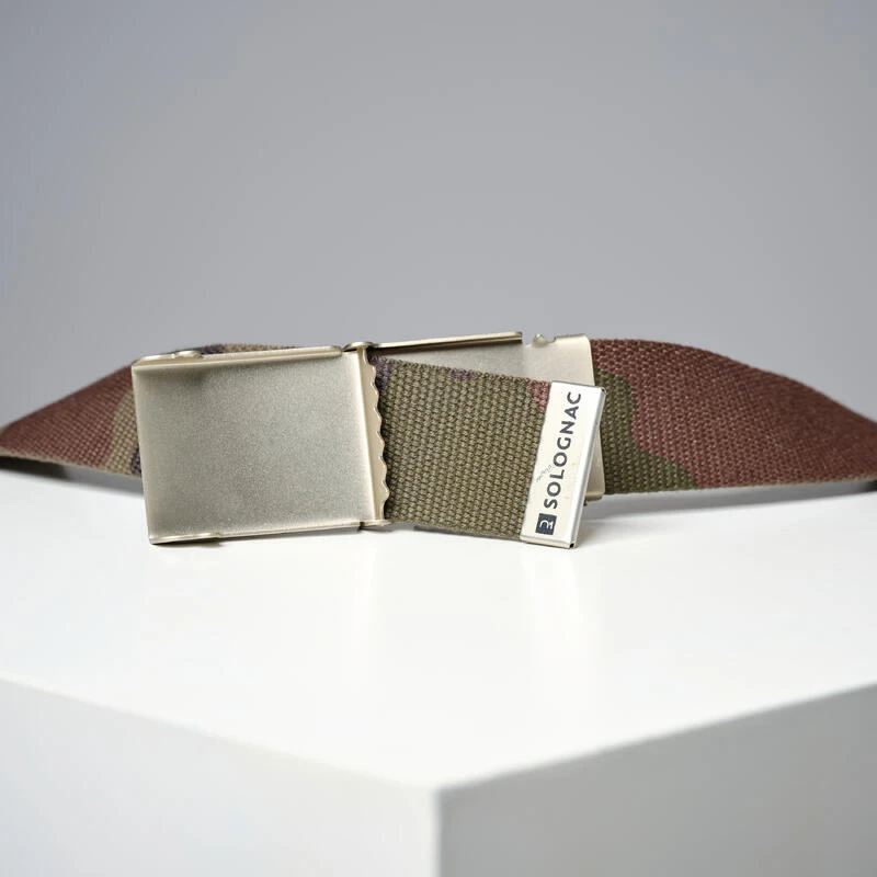 CEINTURE CHASSE 100 CAMOUFLAGE VERT 4 CEINTURE CHASSE 100 CAMOUFLAGE VERT – Image 2