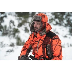 CHAPKA CHASSE CAMOUFLAGE ORANGE -Magasin D'Équipement De Chasse chapka chasse camouflage orange 5