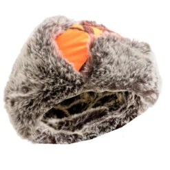 CHAPKA CHASSE CAMOUFLAGE ORANGE -Magasin D'Équipement De Chasse chapka chasse camouflage orange 6