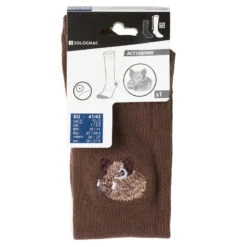 CHAUSSETTES CHASSE RESPIRANTES HAUTES 100 SANGLIER -Magasin D'Équipement De Chasse chaussettes chasse respirantes hautes 100 sanglier 5