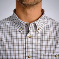 CHEMISE 100 A CARREAUX BLANCHE -Magasin D'Équipement De Chasse chemise 100 a carreaux blanche 2