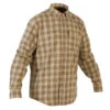 Chemise Chasse Coton Manches Longues Respirant Homme - 100 à Carreaux Beige. -Magasin D'Équipement De Chasse chemise chasse coton manches longues respirant homme 100 a carreaux beige