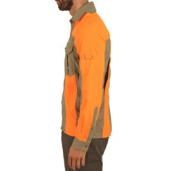Chemise Manches Longues Légère Et Respirante Chasse 520 Verte Et Fluo -Magasin D'Équipement De Chasse chemise manches longues legere et respirante chasse 520 verte et fluo 3
