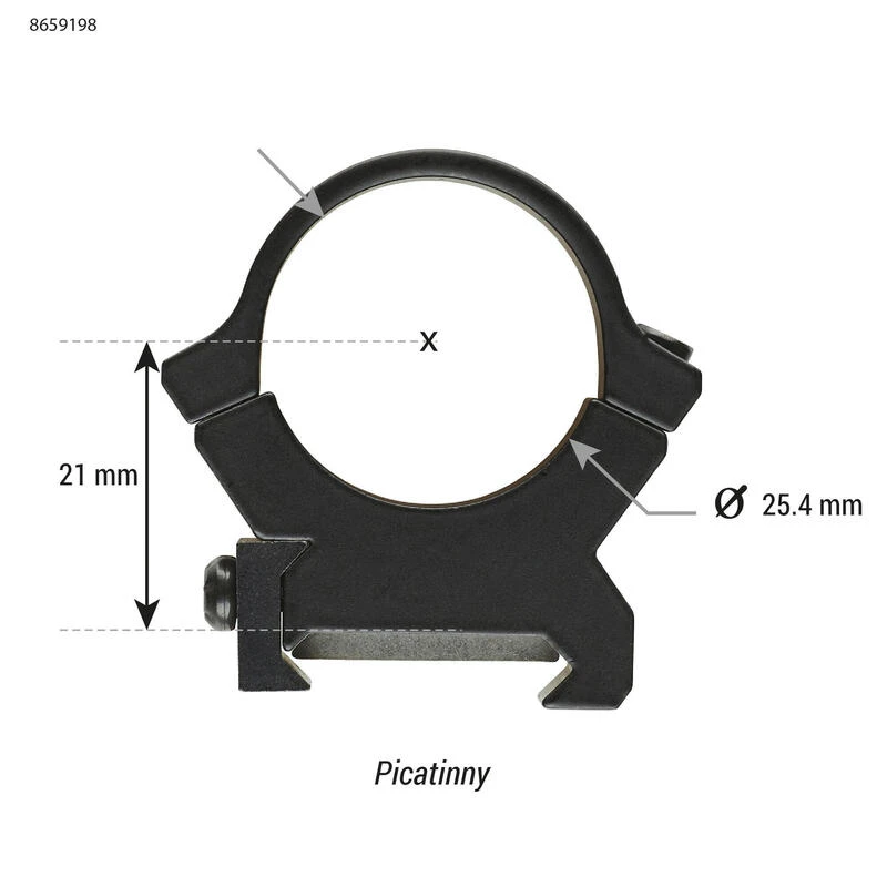 COLLIERS LUNETTE LEUPOLD PRW2 25.4mm 4 COLLIERS LUNETTE LEUPOLD PRW2 25.4mm – Image 2