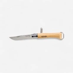 Couteau Pliant 10 Cm Inox Opinel N°10 Tire Bouchon Décapsuleur