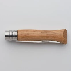 Couteau Pliant 9 Cm Inox Opinel N°9 Chêne -Magasin D'Équipement De Chasse couteau pliant 9 cm inox opinel n9 chene 3