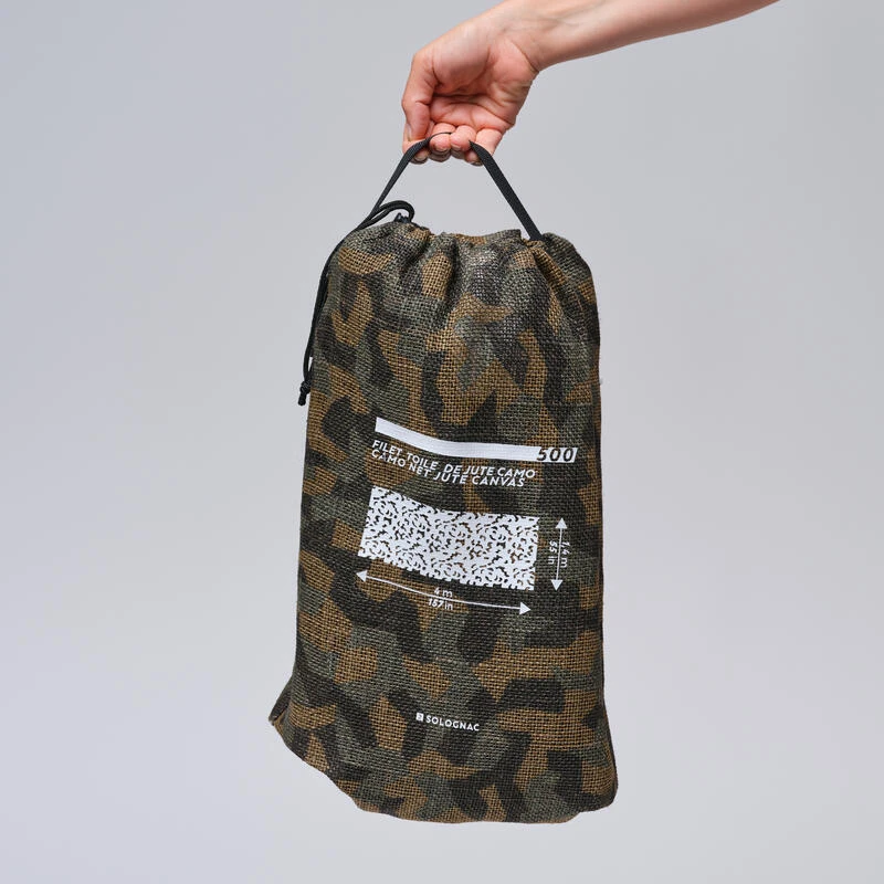 FILET 500 CAMOUFLAGE CHASSE TOILE JUTE 1,4 X 4m 5 FILET 500 CAMOUFLAGE CHASSE TOILE JUTE 1,4 X 4m – Image 3