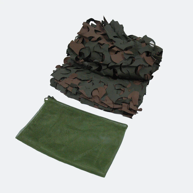 FILET DE BATTUE CAMOUFLAGE - CHASSE - VERT ET MARRON - 3 X 1,40 - AVEC SAC 3 FILET DE BATTUE CAMOUFLAGE - CHASSE - VERT ET MARRON - 3 X 1,40 - AVEC SAC
