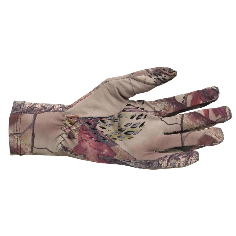 Gants De Chasse Polyester Respirants Femme - 500 Camouflage 4 Gants De Chasse Polyester Respirants Femme - 500 Camouflage – Image 2
