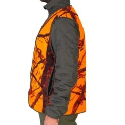GILET CHASSE COMPACT SILENCIEUX CAMOUFLAGE FLUO -Magasin D'Équipement De Chasse gilet chasse compact silencieux camouflage fluo 3