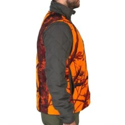 GILET CHASSE COMPACT SILENCIEUX CAMOUFLAGE FLUO -Magasin D'Équipement De Chasse gilet chasse compact silencieux camouflage fluo 4