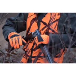 GILET CHASSE COMPACT SILENCIEUX CAMOUFLAGE FLUO -Magasin D'Équipement De Chasse gilet chasse compact silencieux camouflage fluo 7