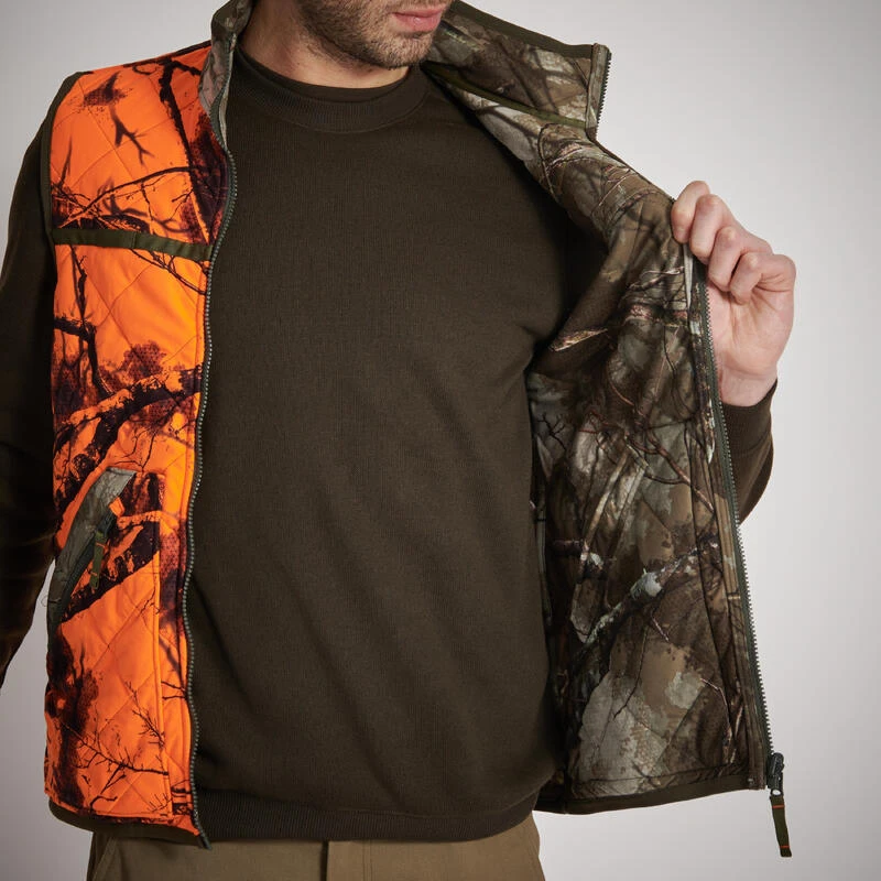 Gilet Chasse Réversible Treemetic/Treemetic Fluo 100 4 Gilet Chasse Réversible Treemetic/Treemetic Fluo 100 – Image 2