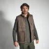 GILET RESISTANT 500 MARRON -Magasin D'Équipement De Chasse gilet resistant 500 marron