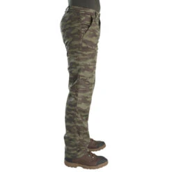 PANTALON CHASSE CHAUD CAMOUFLAGE 100 -Magasin D'Équipement De Chasse pantalon chasse chaud camouflage 100 2
