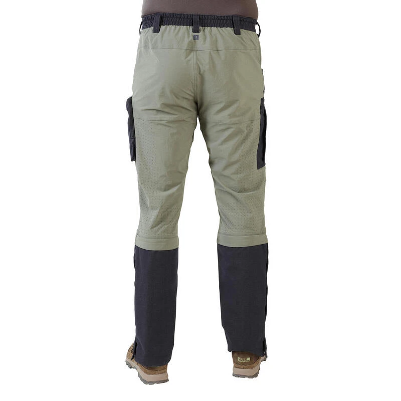 Pantalon Chasse Léger, Résistant Et Respirant Homme - Steppe 920 Guêtres Vert 9 Pantalon Chasse Léger, Résistant Et Respirant Homme - Steppe 920 Guêtres Vert – Image 7