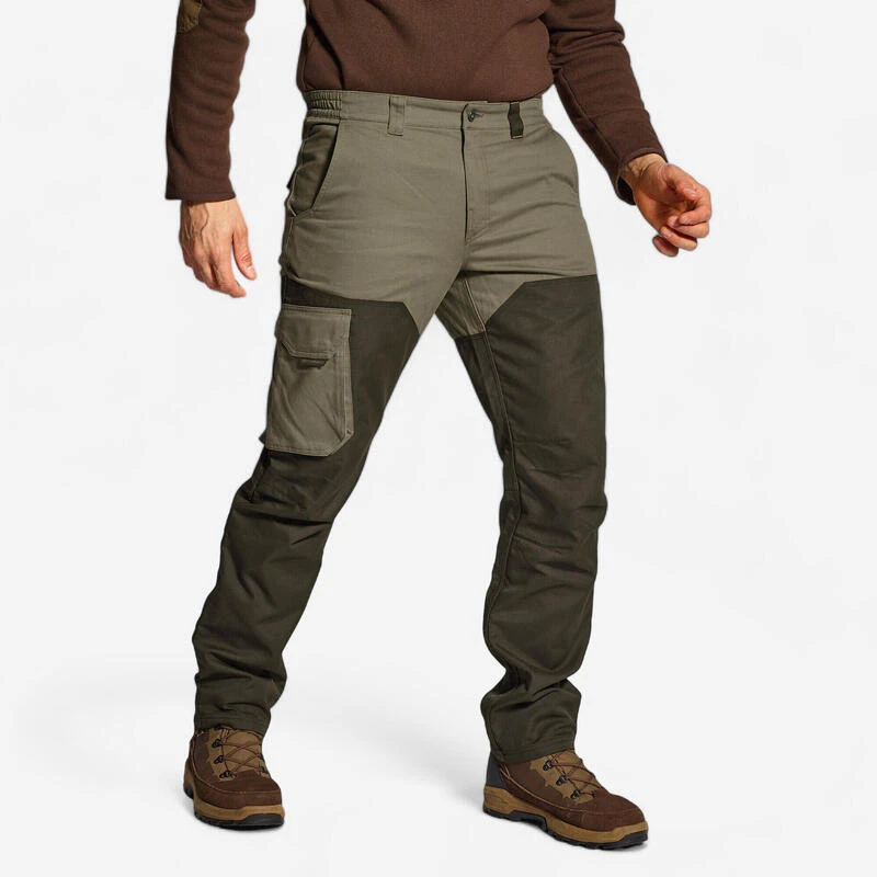 PANTALON Chasse RENFORT BIcolore - Vert 520 3 PANTALON Chasse RENFORT BIcolore - Vert 520