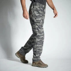 PANTALON LEGER 100 CAMO HALFTONE GRIS 10 PANTALON LEGER 100 CAMO HALFTONE GRIS -Magasin D'Équipement De Chasse pantalon leger 100 camo halftone gris 2