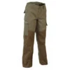 PANTALON RENFORT JUNIOR - 100 VERT ET MARRON 1 PANTALON RENFORT JUNIOR - 100 VERT ET MARRON -Magasin D'Équipement De Chasse pantalon renfort junior 100 vert et marron