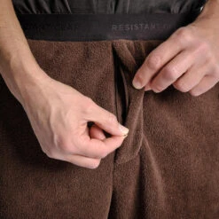 PANTALON SOUS VÊTEMENT POLAIRE 500 MARRON -Magasin D'Équipement De Chasse pantalon sous vetement polaire 500 marron 3