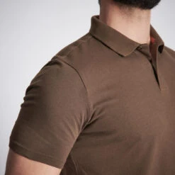 POLO 500 MARRON -Magasin D'Équipement De Chasse polo 500 marron 3