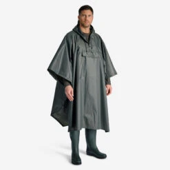 PONCHO LONG IMPERMEABLE 500 VERT 11 PONCHO LONG IMPERMEABLE 500 VERT -Magasin D'Équipement De Chasse poncho long impermeable 500 vert 2