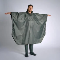 PONCHO LONG IMPERMEABLE 500 VERT 15 PONCHO LONG IMPERMEABLE 500 VERT -Magasin D'Équipement De Chasse poncho long impermeable 500 vert 6
