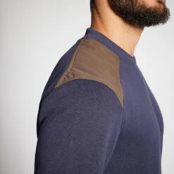 PULL 500 BLEU 8 PULL 500 BLEU -Magasin D'Équipement De Chasse pull 500 bleu 2