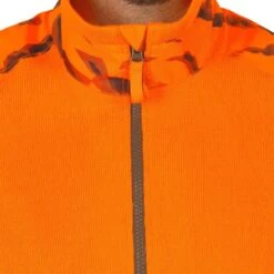 Pull Chasse Renfort Orange Fluo 500 -Magasin D'Équipement De Chasse pull chasse renfort orange fluo 500 6