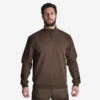 PULL RENFORT 500 MARRON -Magasin D'Équipement De Chasse pull renfort 500 marron