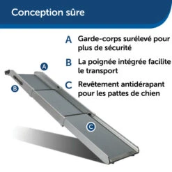 PetSafe RAMPE TELESCOPIQUE 3 PARTIES -Magasin D'Équipement De Chasse rampe telescopique 3 parties 6