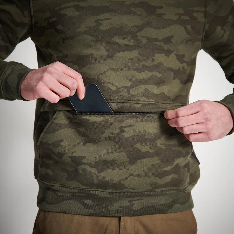 SWEAT-SHIRT CAPUCHE CHASSE CAMO HALFTONE 500 6 SWEAT-SHIRT CAPUCHE CHASSE CAMO HALFTONE 500 – Image 4