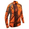 T-SHIRT CHASSE RESPIRANT MANCHES LONGUES CAMOUFLAGE FLUO 500 -Magasin D'Équipement De Chasse t shirt chasse respirant manches longues camouflage fluo 500
