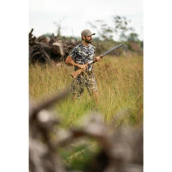 T-shirt Manches Courtes Chasse 100 Camouflage WL V1 Gris -Magasin D'Équipement De Chasse t shirt manches courtes chasse 100 camouflage wl v1 gris 4