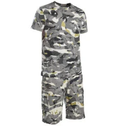 T-shirt Manches Courtes Chasse 100 Camouflage WL V1 Gris -Magasin D'Équipement De Chasse t shirt manches courtes chasse 100 camouflage wl v1 gris 7