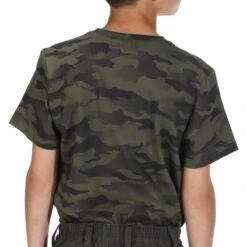 T-shirt Manches Courtes Chasse Coton Junior - 100 Camouflage Halftone Vert -Magasin D'Équipement De Chasse t shirt manches courtes chasse coton junior 100 camouflage halftone vert 2