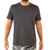T-shirt Manches Courtes Coton Homme - 100 Carbon Gris -Magasin D'Équipement De Chasse t shirt manches courtes coton homme 100 carbon gris