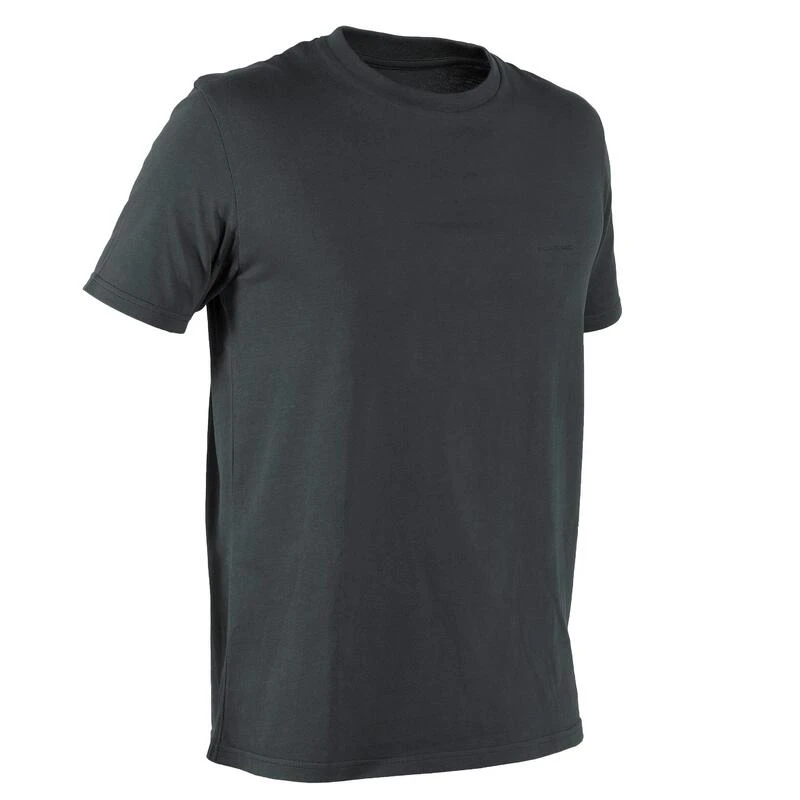T-shirt Manches Courtes Coton Homme - 100 Carbon Gris 8 T-shirt Manches Courtes Coton Homme - 100 Carbon Gris – Image 6