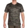 T-shirt Manches Courtes Respirant Chasse 100 Camouflage Kaki -Magasin D'Équipement De Chasse t shirt manches courtes respirant chasse 100 camouflage kaki