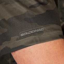 T-shirt Manches Courtes Respirant Chasse 100 Camouflage Kaki -Magasin D'Équipement De Chasse t shirt manches courtes respirant chasse 100 camouflage kaki 6